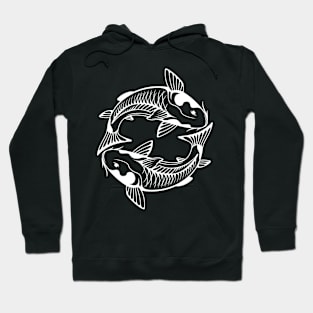 Koi Fish Yin Yang Hoodie